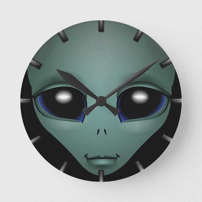 Horloge Ronde Alien Clock ET Gift Alien Decor Alien Gifts (Recto)