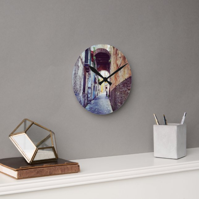 Horloge Ronde Allée en Italie (Bureau)