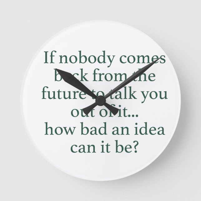 Horloge Ronde Allez-Y ! (Recto)