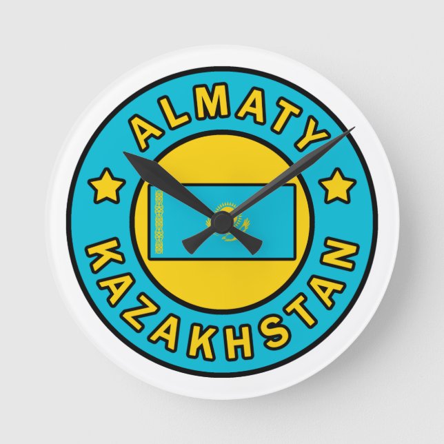 Horloge Ronde Almaty Kazakhstan (Recto)