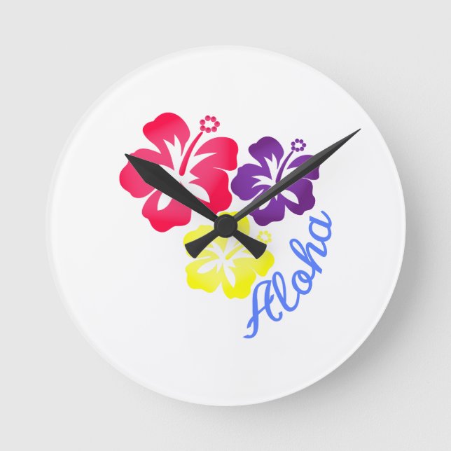 Horloge Ronde Aloha (Recto)