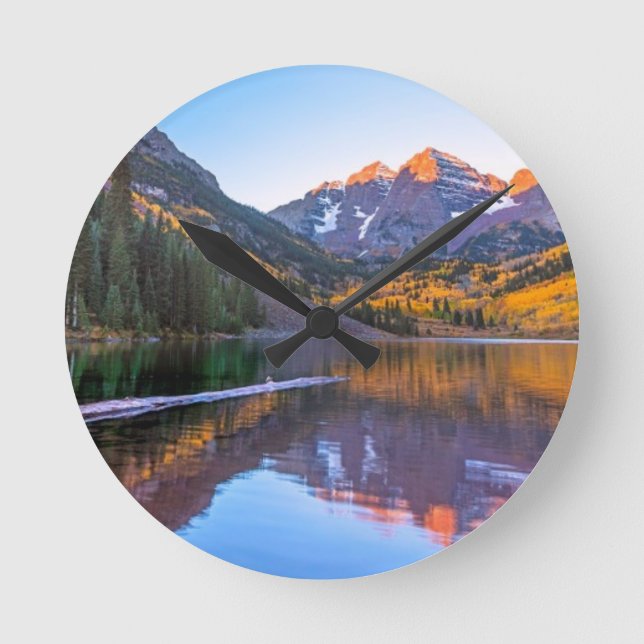 Horloge Ronde Alpes de Maroon Bells (Recto)