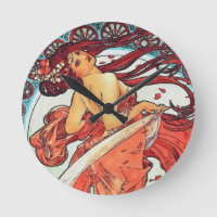 Alphonse Mucha Danse Vintage Art Nouveau peinture