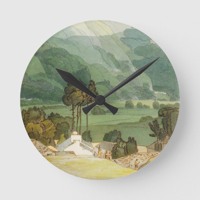 Horloge Ronde Ambleside, 1786 (avec stylo et encre sur graphit) (Recto)