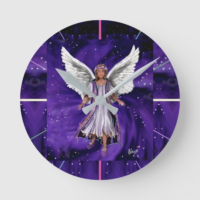 Horloge Ronde Âme violette (Recto)