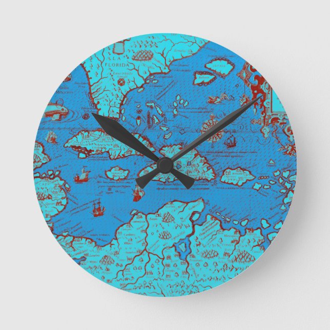 Horloge Ronde Amérique centrale ("America Occidentalis") (Recto)