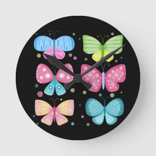 Horloge Ronde Amis Colorés de Flutter