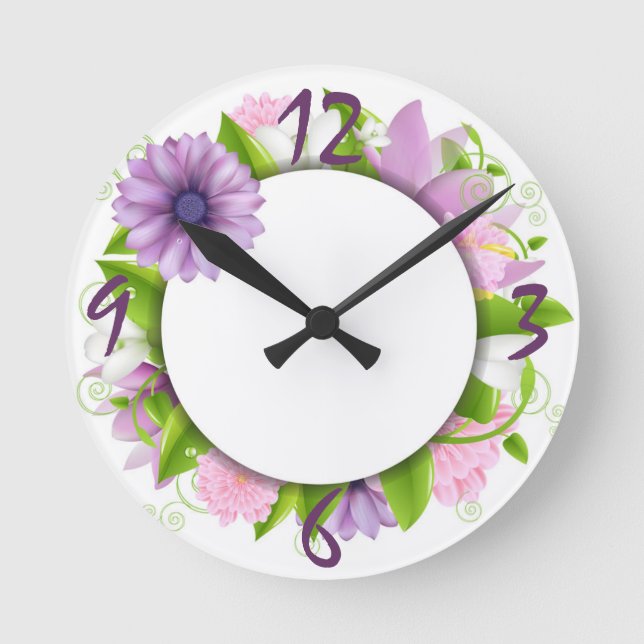 Horloge Ronde Among the Flowers Clock (Recto)