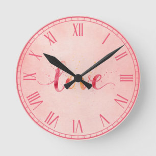 Horloge Ronde Amour