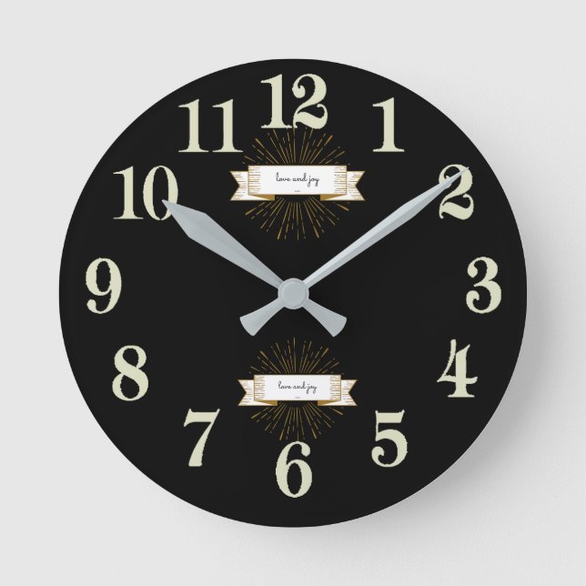 Horloge Ronde Amour&Joie (Recto)