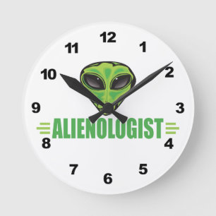 Horloge Ronde Amoureux Alien