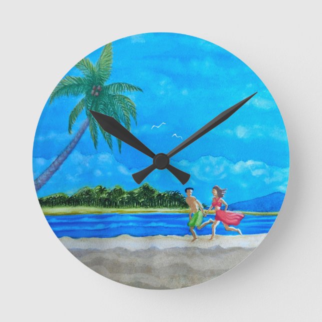 Horloge Ronde Amusement sous le soleil (Recto)