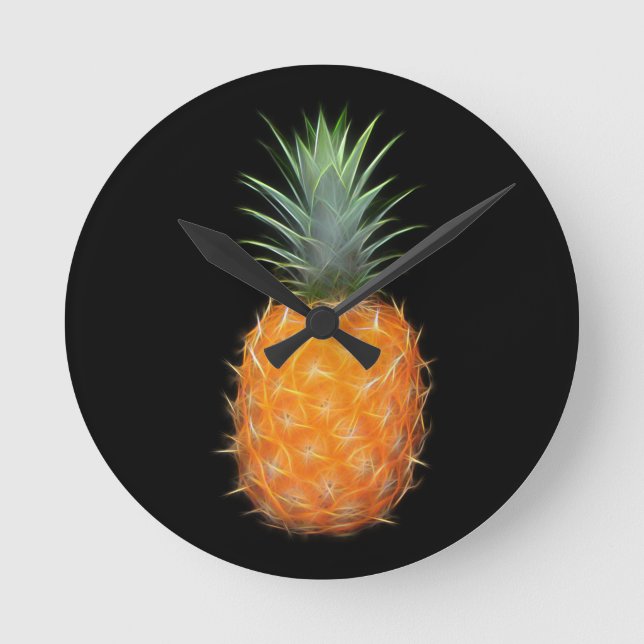 Horloge Ronde Ananas (Recto)