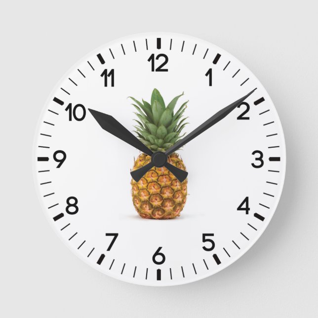 Horloge Ronde Ananas (Recto)