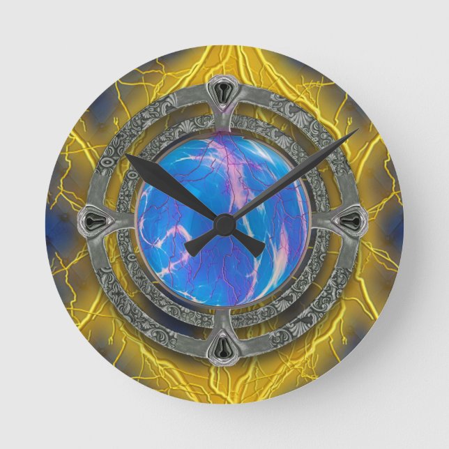 Horloge Ronde Ancien Tome Mystique des sorts et potions magiques (Recto)