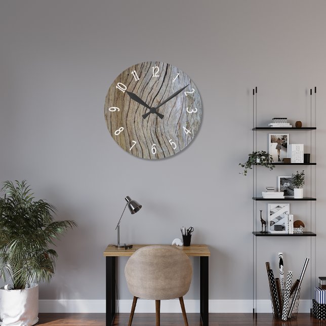 Horloge Ronde Ancienne écorce de cyprès incurvée Faux (Créateur téléchargé)