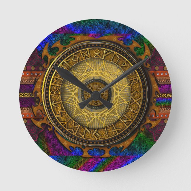 Horloge Ronde Ancient Mystical Tome of Magic Spells & Potions V (Recto)