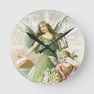 Horloge Ronde Ange de la garde
