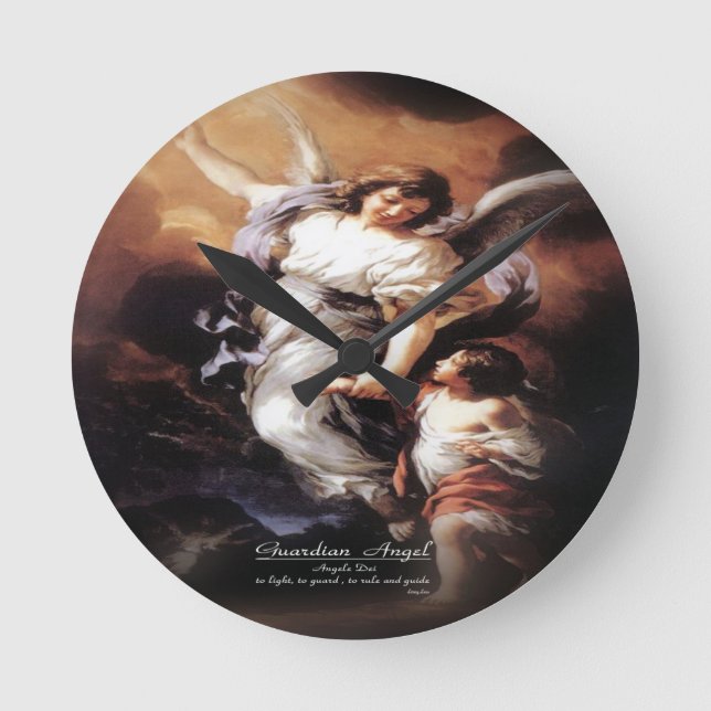 Horloge Ronde Ange gardien (Recto)