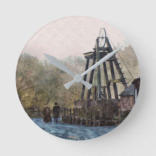 HORLOGE RONDE ANGLETERRE VICTORIENNE (Recto)