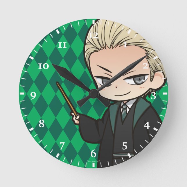 Horloge Ronde Anime Draco Malfoy (Recto)
