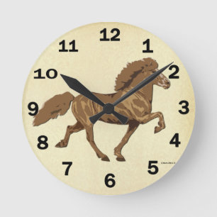 Horloge Ronde Années 30 islandais