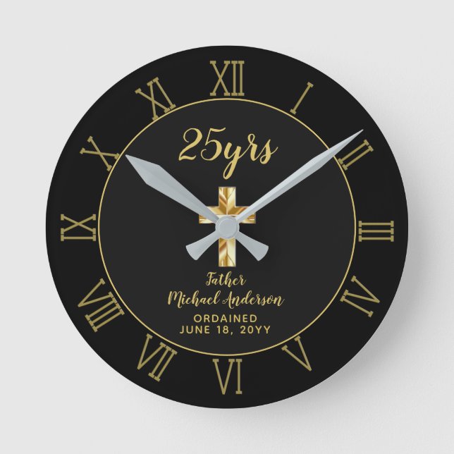 Horloge Ronde Anniversary Cabinet Clock (Recto)