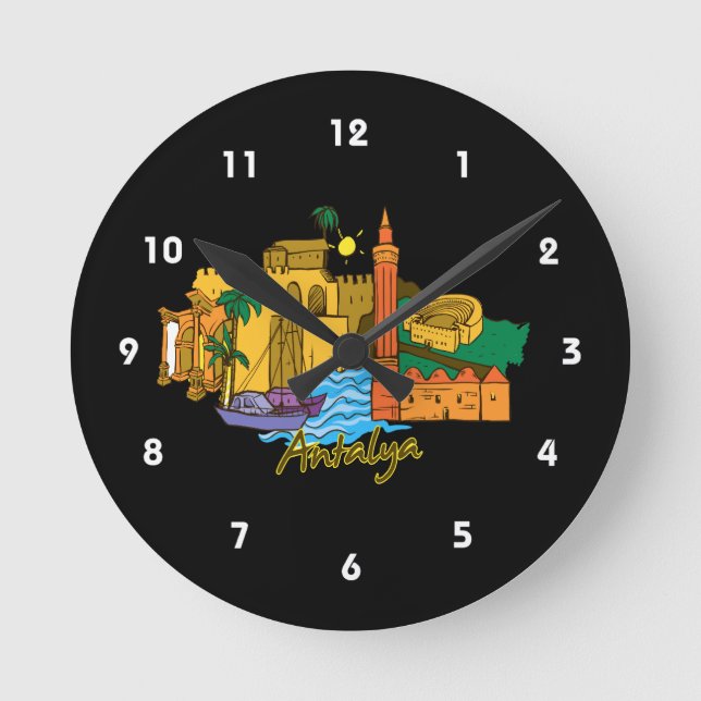 Horloge Ronde antalya voyage vacances image.png (Recto)