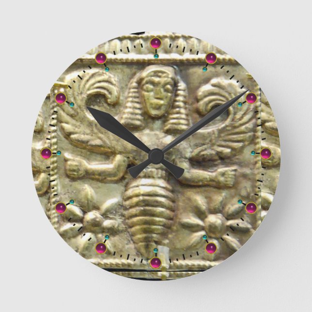 HORLOGE RONDE ANTIQUE GRECQUE HONEY BEE GODDESS (Recto)