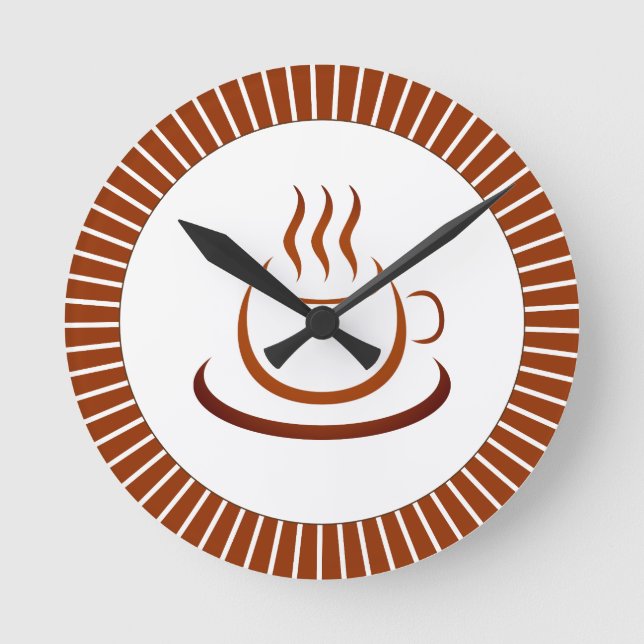 Horloge Ronde Any Time Is Coffee Time (Recto)