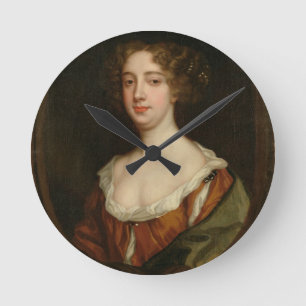 Horloge Ronde Aphra Behn (1640-89) (huile sur la toile)