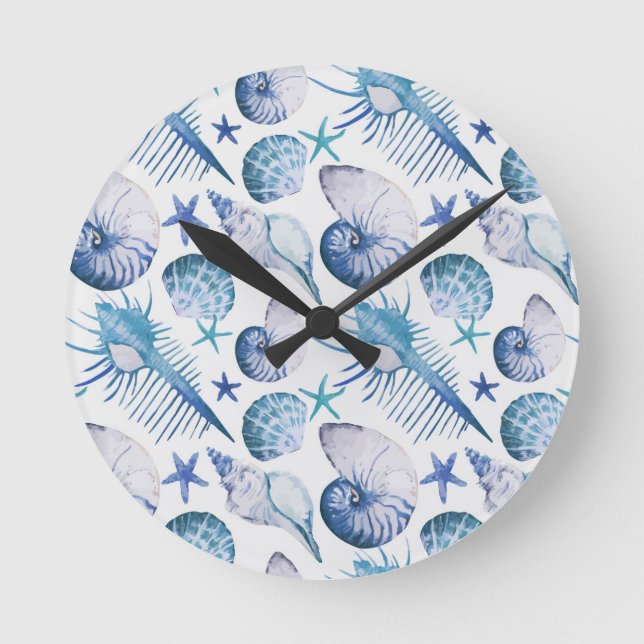 Horloge Ronde Aquarelle (Recto)