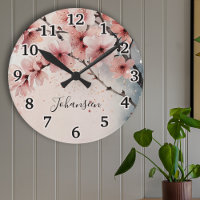 Aquarelle Cerisier Fleur Moderne Fille Nom du scri