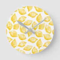 Aquarelle Citron Motif