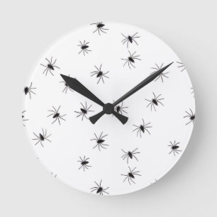 Horloge Ronde Araignées