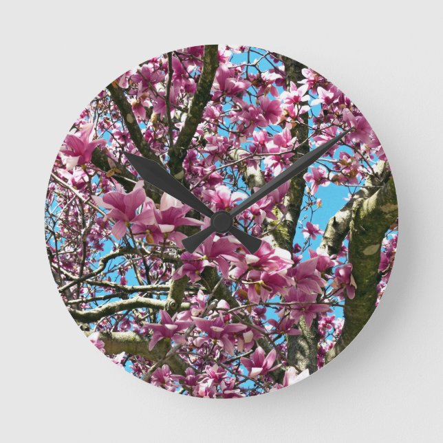 Horloge Ronde Arbre à tulipes (Recto)