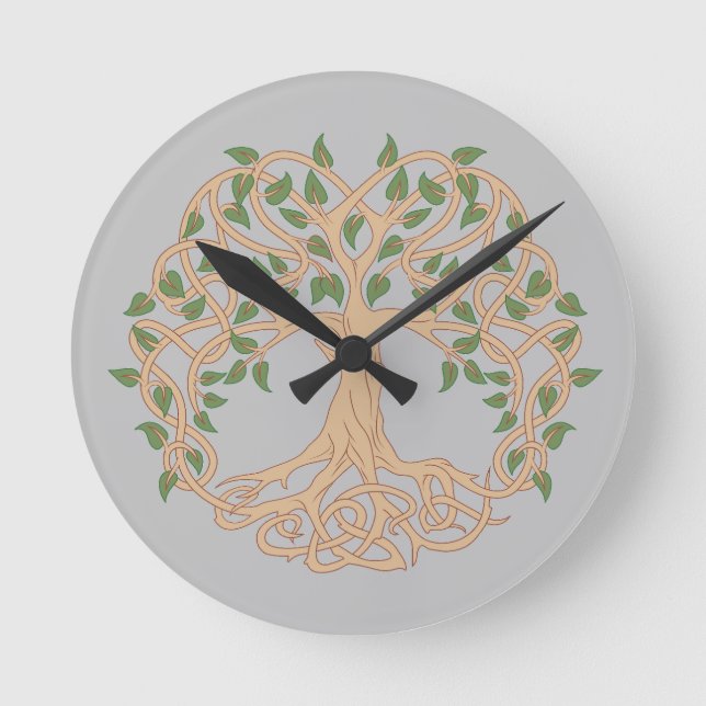 Horloge Ronde Arbre De Vie (Recto)