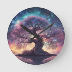 Horloge Ronde Arbre Imaginaire