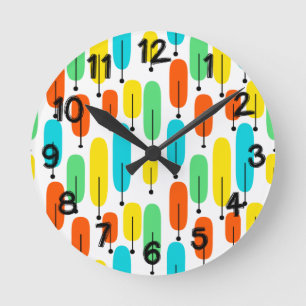 Horloge Ronde Arbres atomiques