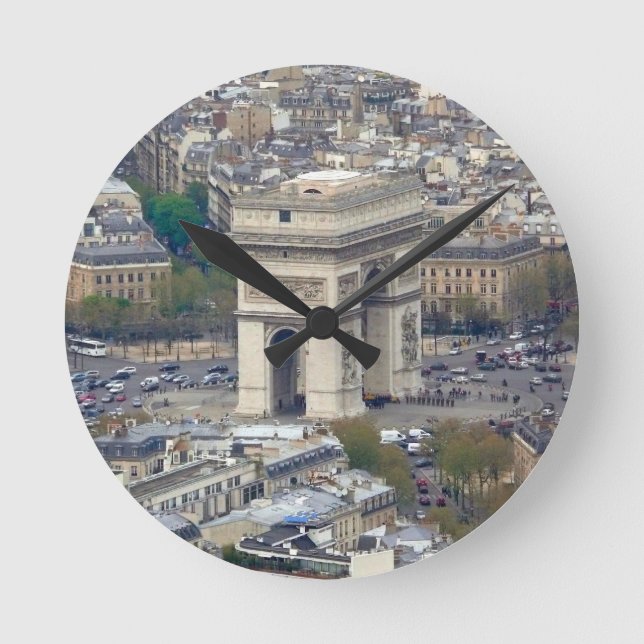 Horloge Ronde Arc de Triomphe Paris (Recto)