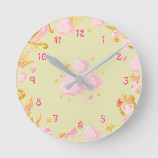 Horloge ronde arc-en-ciel (Recto)