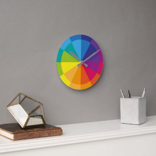 Horloge Ronde Arc-en-ciel Pur