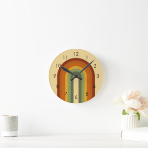 Horloge Ronde Arc-en-ciel Super en couche muet