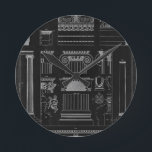 Horloge Ronde Architecture graphique IV<br><div class="desc">Décorations pour la maison</div>