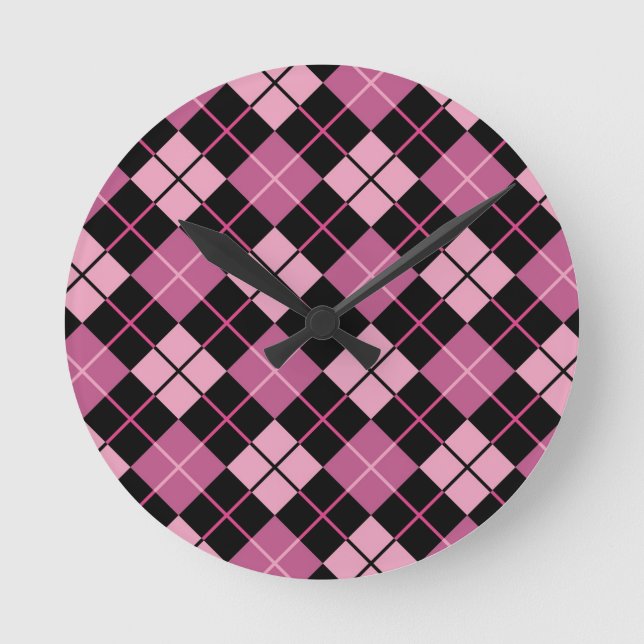 Horloge Ronde Argyle Pattern (Recto)
