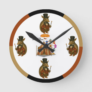 Horloge Ronde Armand, le dompteur de tatou