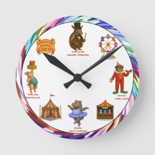 Horloge Ronde Armand, le maître de piste tatou
