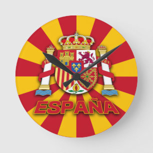 Horloge Ronde Armoiries d'Espana