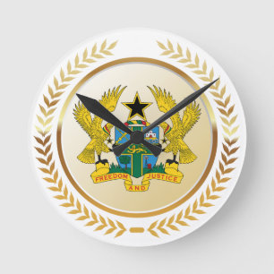 Horloge Ronde Armoiries du Ghana