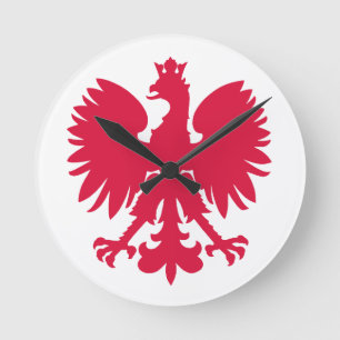 Horloge Ronde Armoiries polonaises Aigle